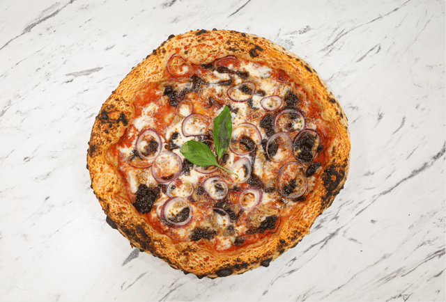 The Mediterranean pizza
